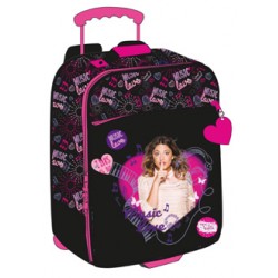Violetta Disney Trolley/kabinväska och ryggsäck. Modell Music & Love.