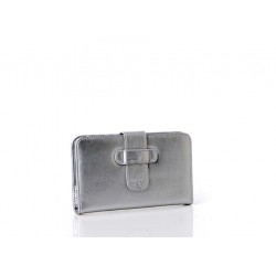 Silverfärgad plånbok/portmonnä för henne från Pipols Bazaar