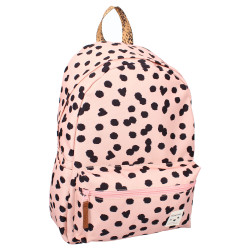 Ryggsäck för barn | Skolväska av återvunnet material | Lucky Me från Kidzroom i rosa färg.