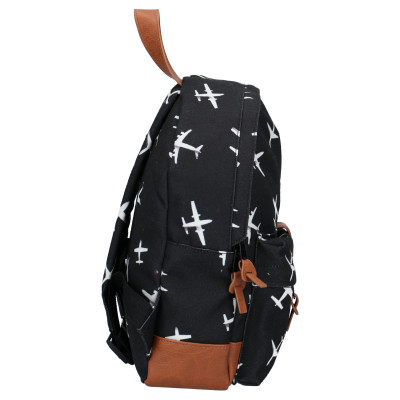 Kidzroom rygsæk til børn | Planes Black & White